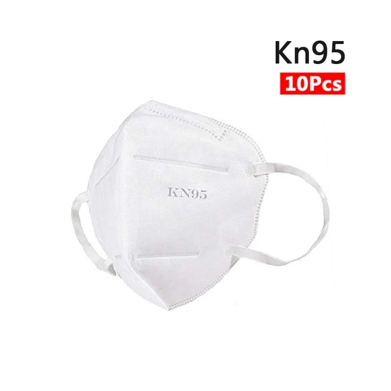

10 PCS kn 95 Masks Safety Respirator Face Masks Reusable Mouth Mask Comfortable Mask Filter Facial For Health Protection