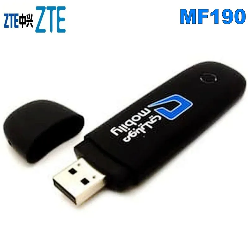 Лот 1000 шт разблокированный zte MF190 3g USB модем, USB модем USB интернет ключ белый