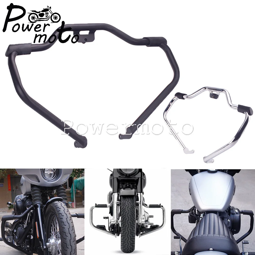 Motorcycle Steel Crash Bar Engine Guard Protector Highway Crash Bar For