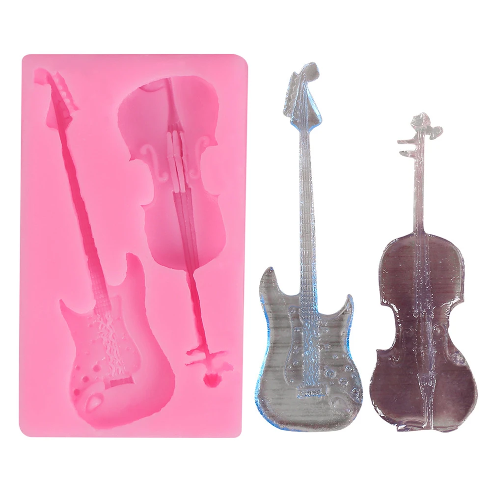 Moule A Gateau En Silicone Pour Instrument Musical Outil Musical Outils De Decoration De Fondant