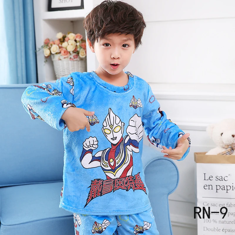 Новинка 2019 года детская одежда для сна мальчиков и девочек Пижама с героями