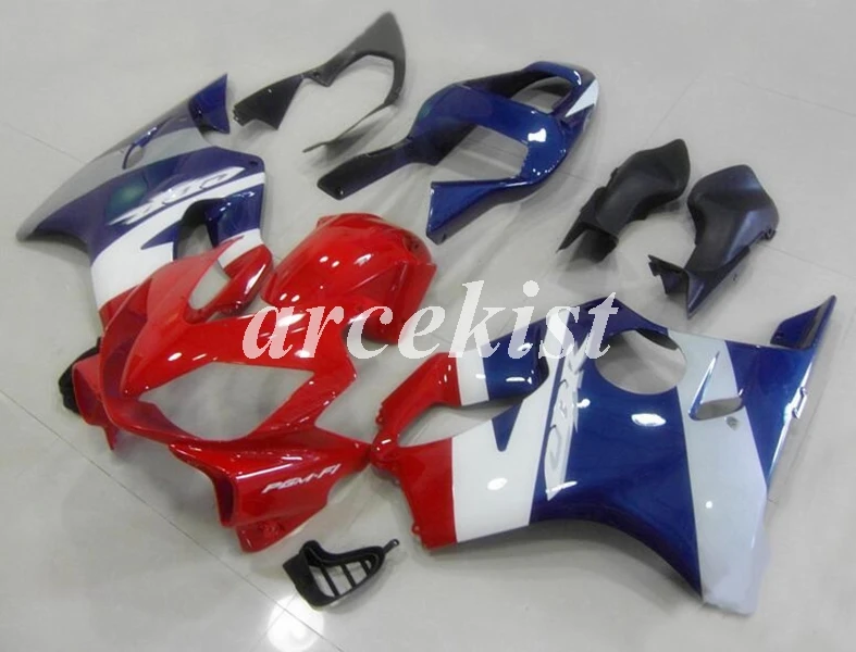 Литьевая Форма ABS Обтекатели комплект Подходит для HONDA CBR 600 F4i FS 01 02 03 CBR600 2001 2002 2003 набор кузова красный синий