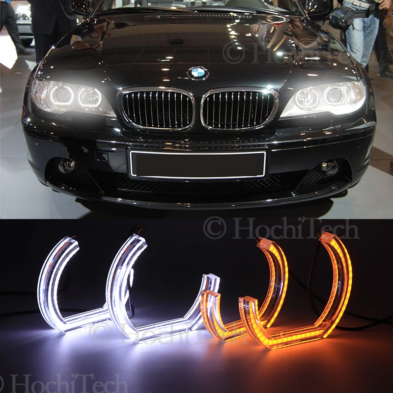 Светодиодсветодиодный глаза ангела для BMW E46 325ci 330ci трансформер купе 2004-06 LCI