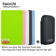 

TWOCHI''2TB Super External Hard Drive Disk USB3.0 HDD Storage For PC, Mac,Tablet, XBOX, PS4,PS5 TV Box 5 Color