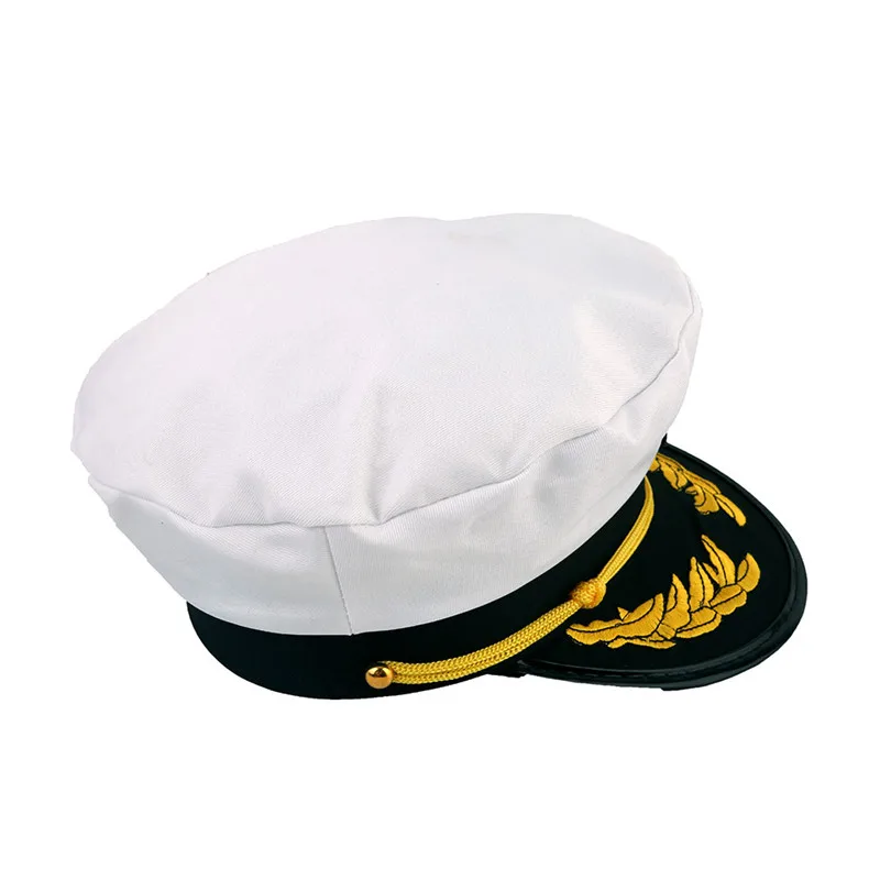 Men Hat Golden Leaves Embroidery 