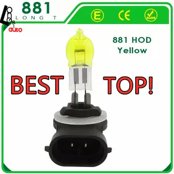 

2 X 3000K YELLOW 12V 100W HOD 881 SUPER BRIGHT FOG LIGHT HEADLIGHTS HALOGEN BULB