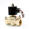 DN15 DN20 DN25 DN32 DN40 Brass Electric Solenoid Valve DC12V DC24V AC220V 110V Normally Closed Solenoid Valve For Water Oil Air ► Photo 3/6
