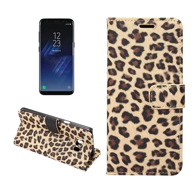 Для samsung Galaxy S10 S10E S9 S8 Plus S7 Edge Леопардовый кожаный меховой бумажник флип-чехол-книжка для samsung Galaxy Note 10 Plus 9 8