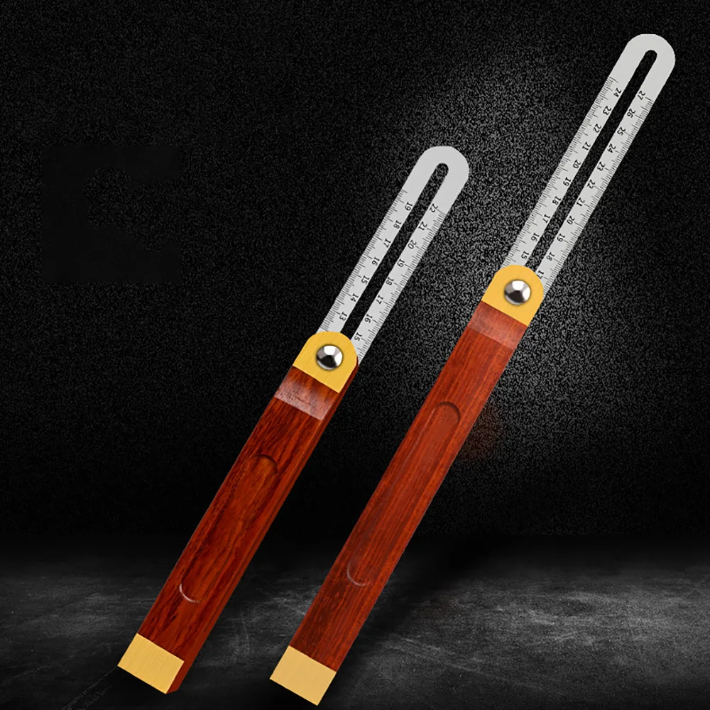 ABEDOE Craftsman раздвижной T-Bevel квадратный измеритель угломер инструмент для передачи угла с деревянной ручкой для точных углов