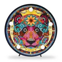 Новейший светодиодный ночник для алмазной живописи DIY, Полный Набор для вышивания мозаики, рождественские украшения, подарок для детей, быстрая - Цвет: H