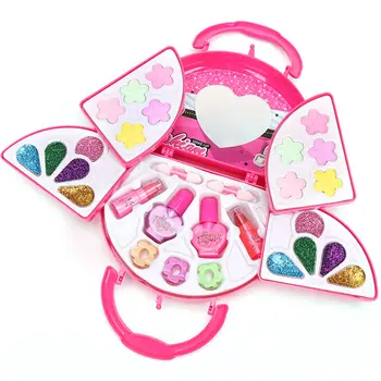 

30PCS Kids Makeup Kit Washable Cosmetic Pretend Play Set with Handbag for Children Toddlers Girls Birthday Xmas New Year Gift