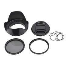 

CPL UV Filter Kit 58mm for Canon EOS 700D 100D 600D 1200D Lens Hood Cap