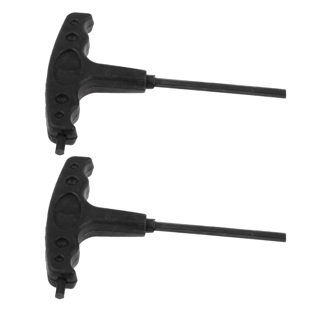2pcs Inline Skates T Handle Wrench, Roller Skates Skateboard Tool Kit Accessories - Portable & Functional