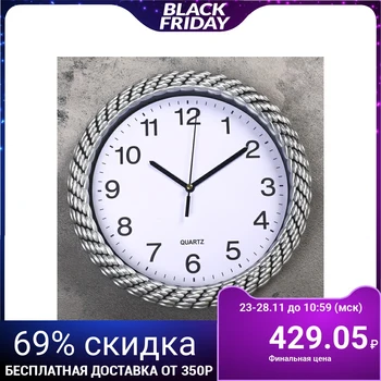 

Wall clock, series: Classic, "Braid", circle, 25.5x25.5 cm, discrete movement, 3244724