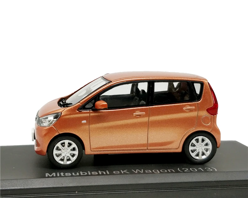 1:43 Mitsubishi eK Wagon 2013 Оранжевый литой модельный автомобиль