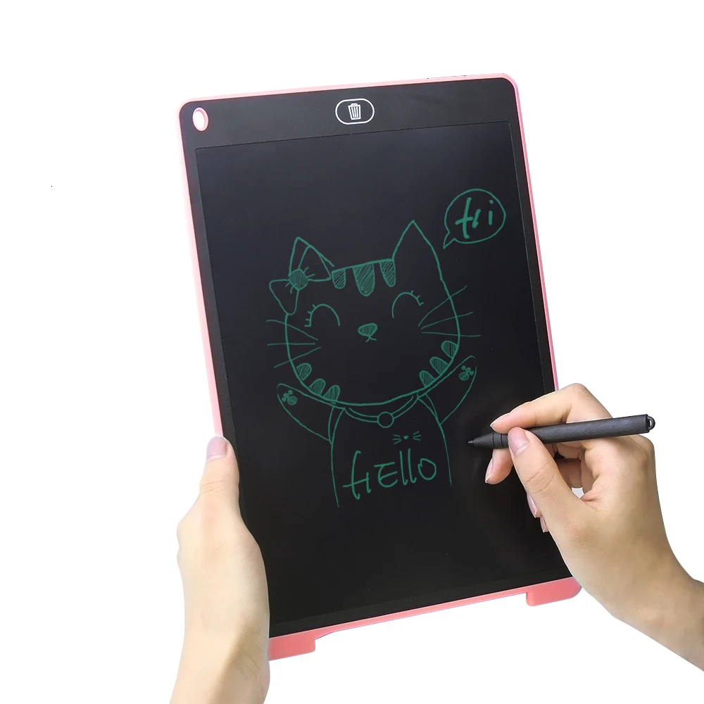 CHYI 12 дюймов ЖК-дисплей планшет для письма электронный цифровой графический планшет ультра тонкий почерк коврик для детей Memo доска для рисования