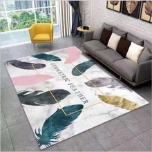 Ковер AOVOLL для гостиной, скандинавский геометрический абстрактный ковер, современный минималистичный ковер для спальни, серый Современный домашний декор