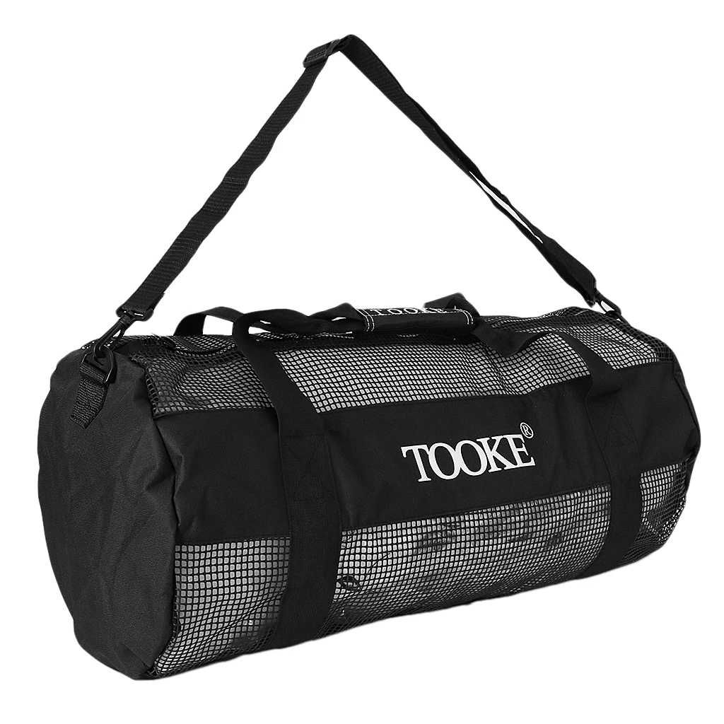Heavy Duty Mesh Duffel Bag Storage Pouch for Scuba Diving Snorkeling
