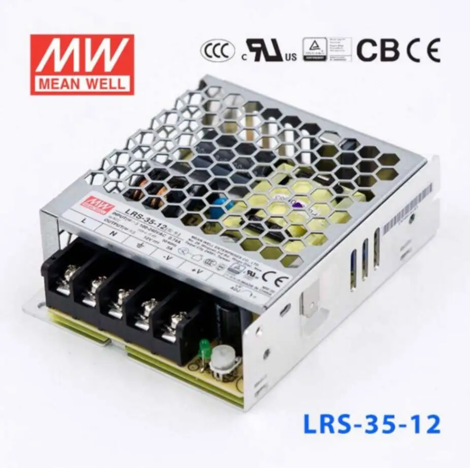 LRS-36-12 означает хорошо переключаемый источник питания 12V 3A 36W