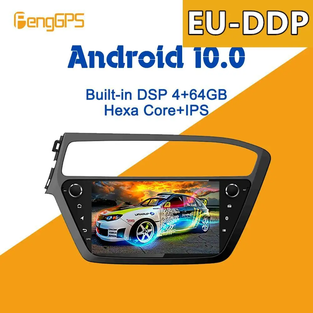 Android 10 0 PX6 DSP для Hyundai I20 2018 2019 автомобиля Мультимедиа Стерео Проигрыватель No DVD