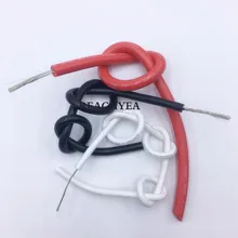 Провод UL3239 силиконовый провод высокого напряжения 30KV 40KV 50KV22awg 20awg 18awg 16awg высокой температуры