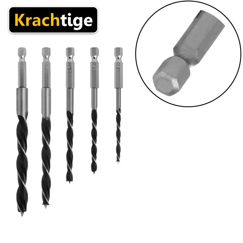 Набор сверл из высокоуглеродистой стали 5 шт. 4/5/6/8/10 мм|steel drill|woodworking drilldrill bits hole saw |