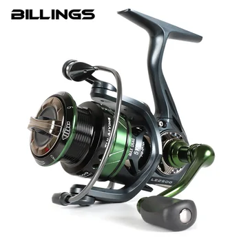 

BILLINGS LE1000 2500 3000 Spinning fishing Reel 12+1BB CNC Shallow Spool Rocker Saltwater lure Fishing Accessories LT body