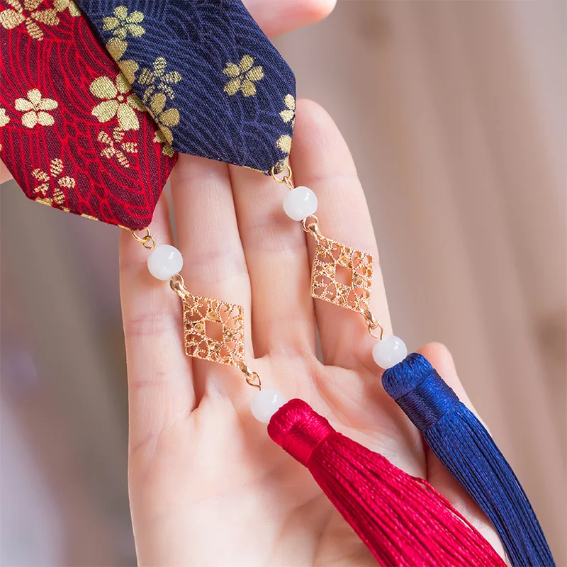 

Hair Band Chinese-style Headdress Crane Tassels Ribbon Ancient Costume Accessories RED Ribbon Hair Band Hair Accessories