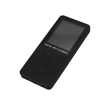 

Mini Mp3 Player with Built in Speaker High Quality Portable MP3 Lossless Sound Music Player FM Recorder MP3 Player Black