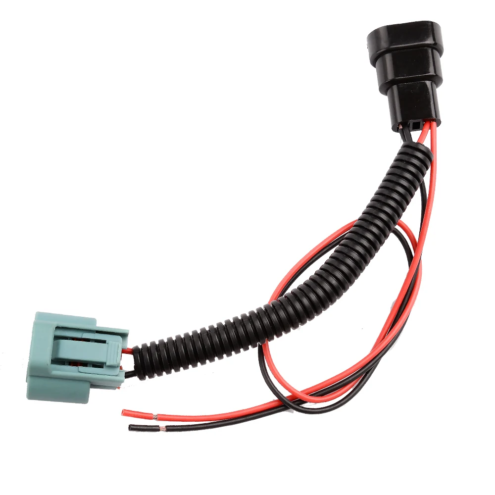 LED Wiring Harness Headlight Adapter Harness 9005 HB3 Female Adapter Wiring Harness Sockets Wire for Add Lossless lens Pack of 2