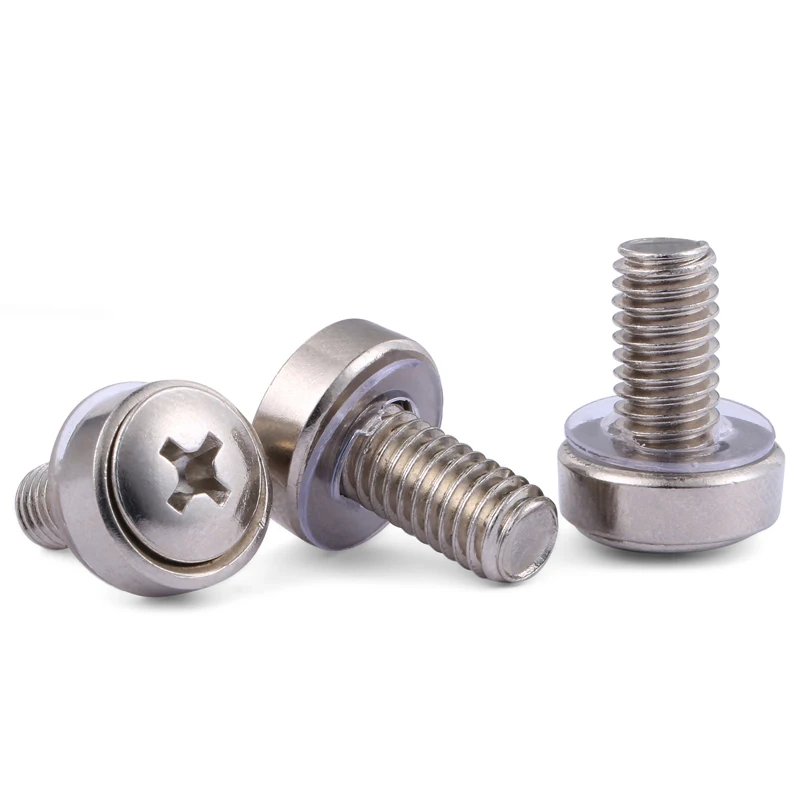 304 Stainless Steel Screws and Cage Nuts Set for Server Rack Cabinet Rack M5 M6 