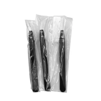 

3pcs Anti-Static Tweezers Ceramic With Stainless Steel Handle Straight Pointed Heat Resistant Tweezers