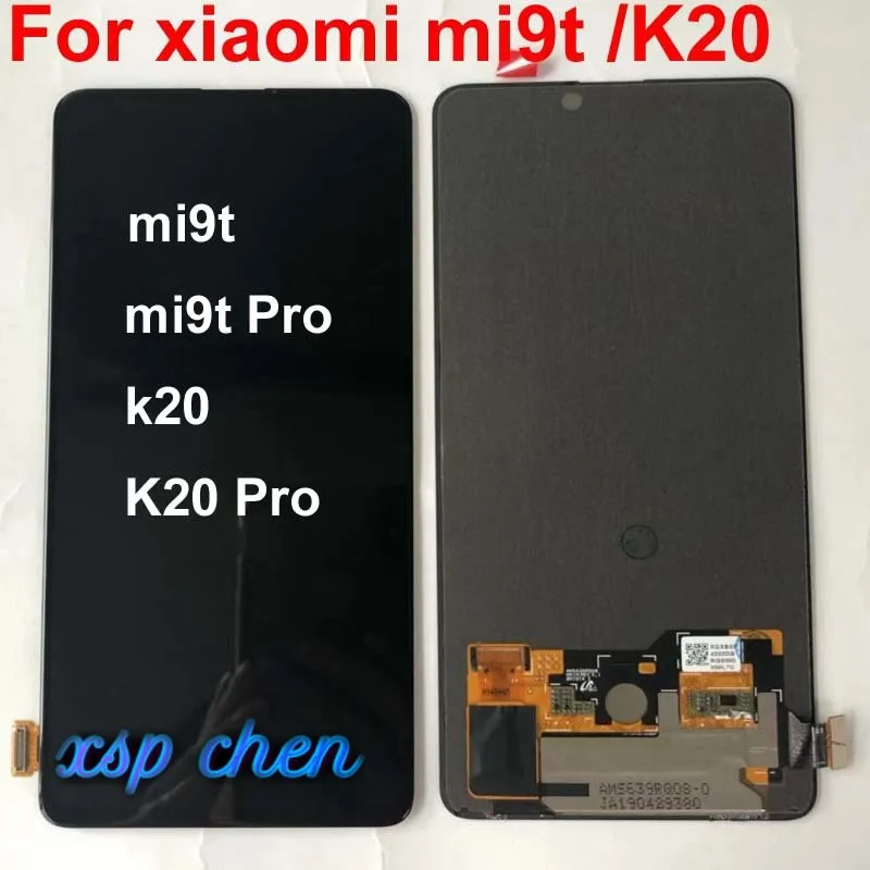 

100% Original Amoled for Xiaomi Redmi K20 LCD Display Touch Screen Digitizer Assembly for Xiaomi Mi 9t for Xiaomi Redmi K20 Pro