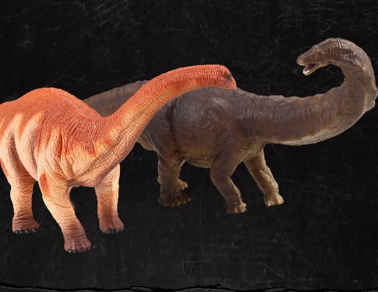 Boutique Solid Simulated Dinosaur Models Puzzle Dragon Jurassic Long-Necked Brontosauruses Herbivorous Dinosaur Boy Toy