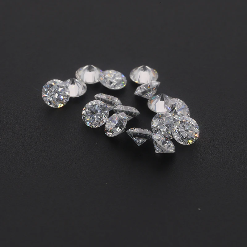

30pcs/pack small size 0.9mm round HPHT Lab Grown Diamond 0.004 carat DEF Color SI clarity High Quality for WEDDING Rings