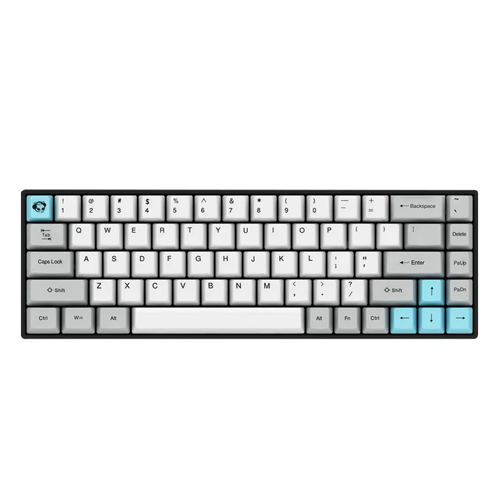 

68 Keys Bluetooth Sensitive Switchable Noise Reduction Computer Wireless Mechanical Keyboard Gaming Accessories Dual Mode Home