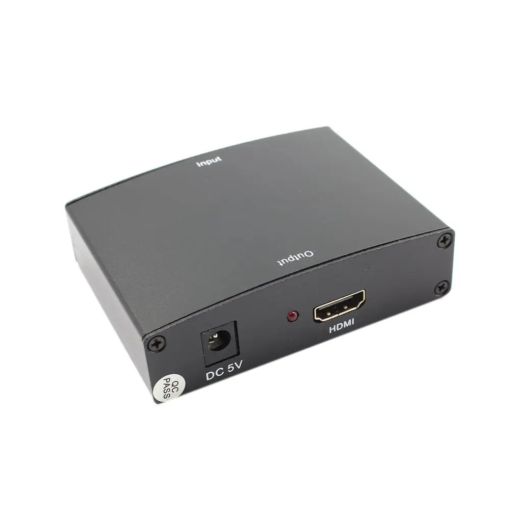Профессиональный преобразователь YPBPR+ аудио R/L в HDMI адаптер преобразования поддерживает высокое разрешение видео до 1080p