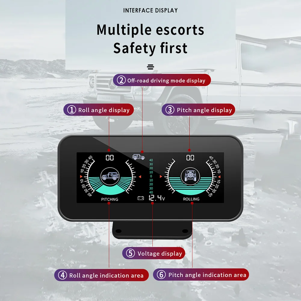 Source Écarteurs MRCARTOOL M50 de inclinaison de voiture, avec inclinomètre  HUD, accessoires tout-terrain, GPS Intelligent, compteur de pente on  m.alibaba.com