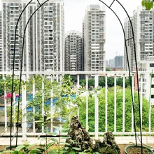 На открытом воздухе виноград ведущий путь рамка арка цветок стойка Роза подъем Арбор сын китайское полотенце в Форме Розы Тыква арка для подъема цветок кронштейн