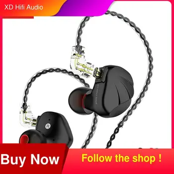 

TRN VX 6BA+1DD Hybrid Metal In Ear Monitor Earphone HIFI Sport Earphone Headplug TRN V90/v80/ BT20S PRO T3 Earplug Headset