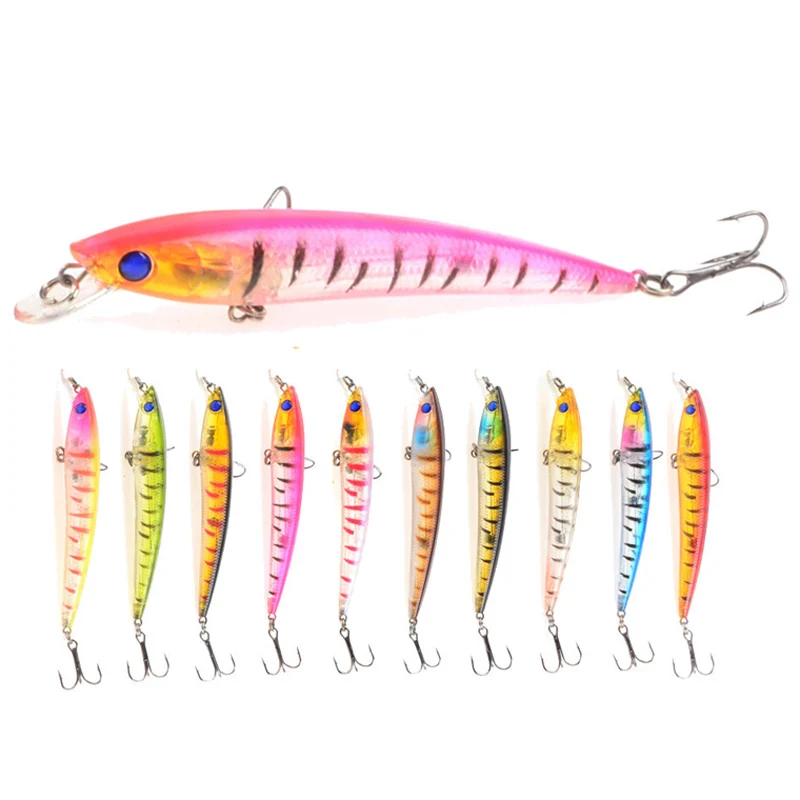 

1PCS Fishing Lures Wobbler Minnow Swim Crankbait 9cm 8g Artificial Hard bait Jig Pesca Trolling Jerk bait Fishing tackle Lure