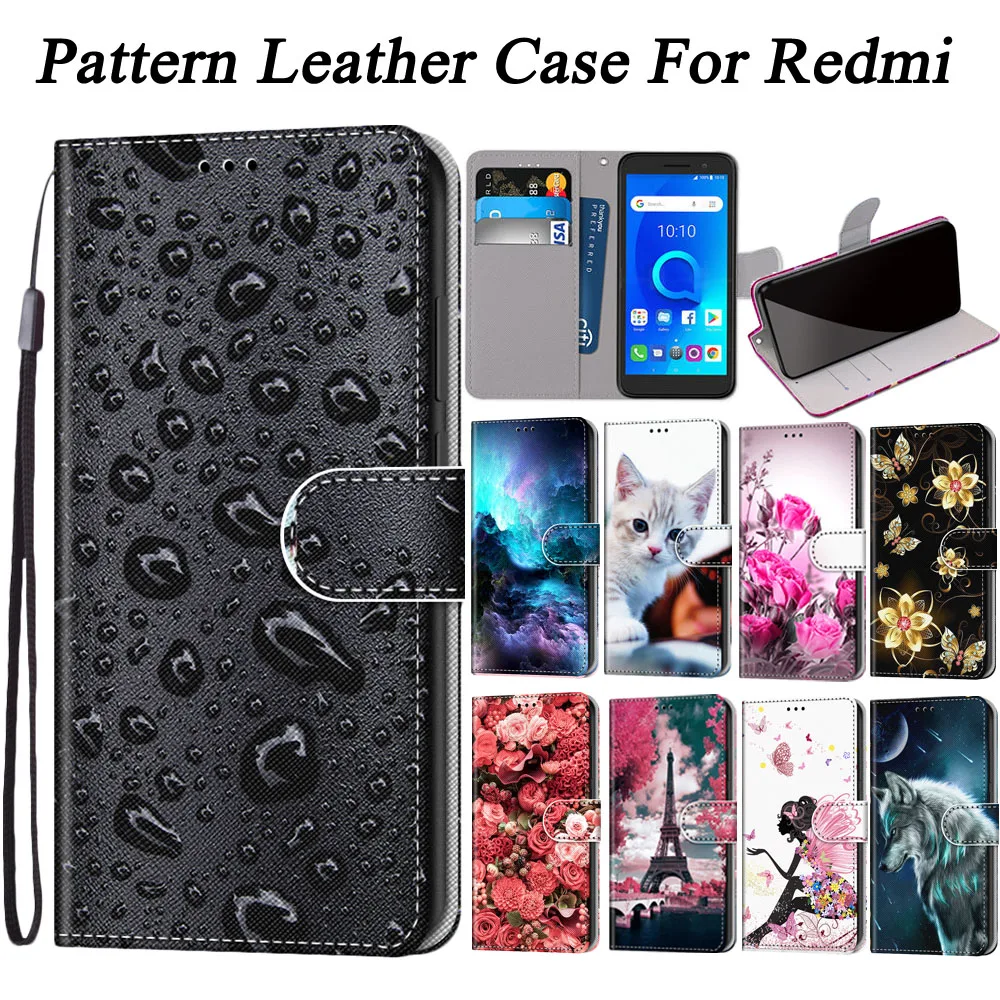 Чехол-бумажник для Xiaomi Redmi 4A 4X5 5A Leater для Xiaomi Redmi 5 Plus из искусственной кожи для Xiaomi Redmi Go Чехол-книжка
