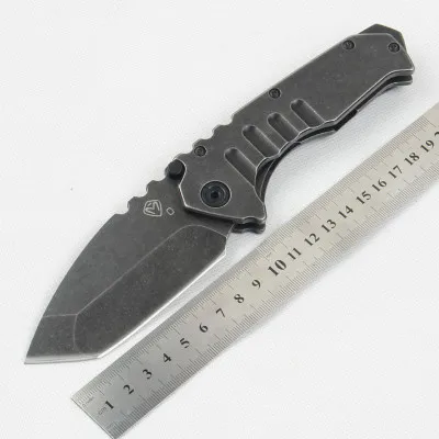 MDF3 Stone Washed Steel Handle 440 Blade Hunting Heavy Folding Tactical Outdoor Camping Knife EDC Tools | Инструменты