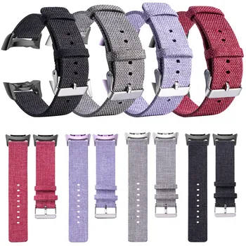 

40# Replacement Woven Fabric Wrist Strap Watch Band For Samsung Gear Fit2/fit2 Pro Adjustable Watchband Smartwatch Accessories