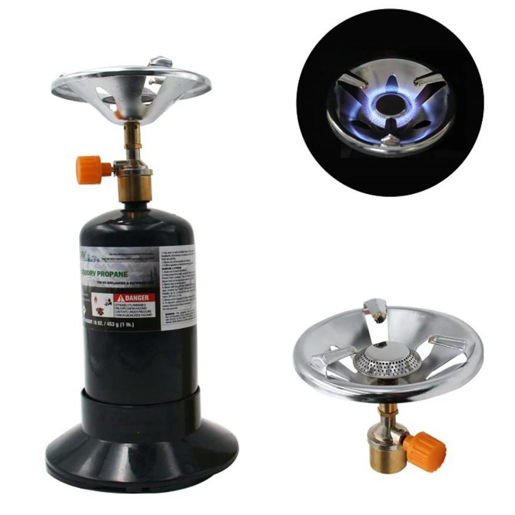 

Zinc Alloy Portable Camping Propane Gas Stove Oven Outdoor Cookware Cook Tool Cooker