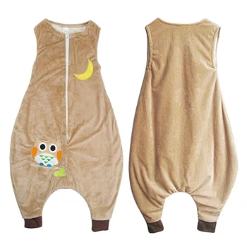 

Boys Sleepwear Clothes Baby Sleeping Bag with Feet Girl and Boy Sleeveless Sleeping Bag with Legs Wearable Warm Blanket