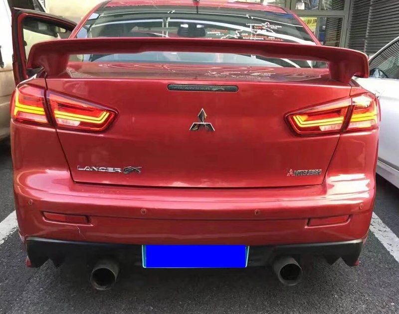Задний светодиодный светильник Vland Audi Style для Mitsubishi Lancer задний фонарь Ex 2008 2017
