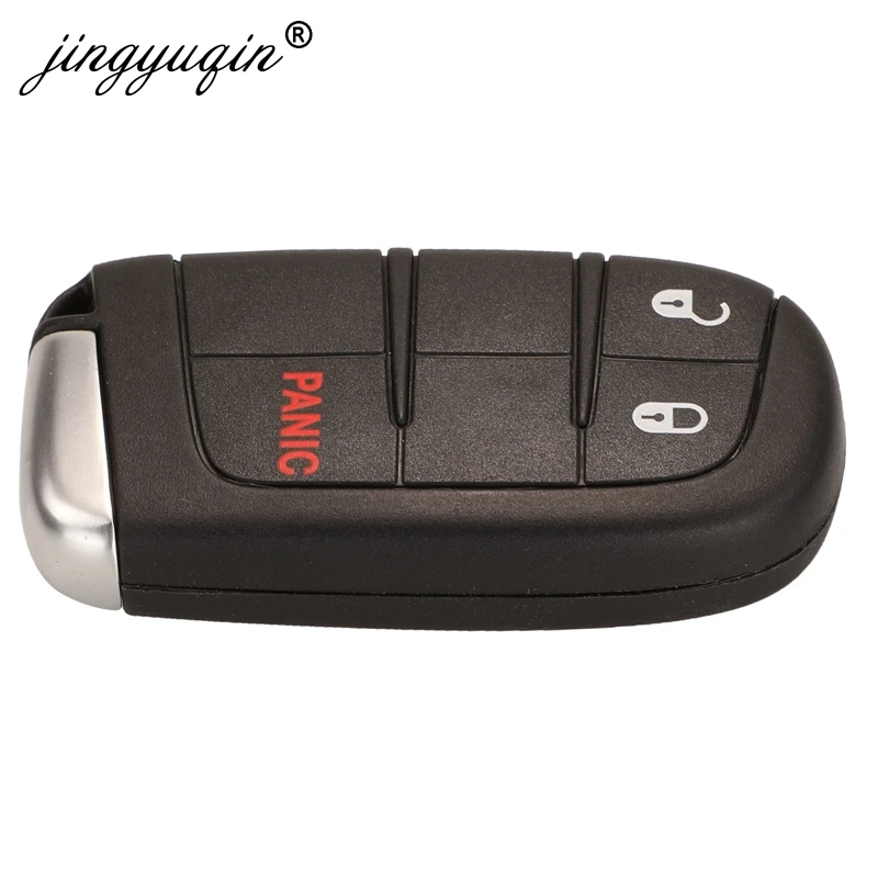 JINGYUQIN GENUINE PARTS SMART REMOTE KEY FOB FOR DODGE JOURNEY CHALLENGER SRT CK CHARGER M3N40821302 433MHZ ID46 CHIP 2/3/4/5BTN