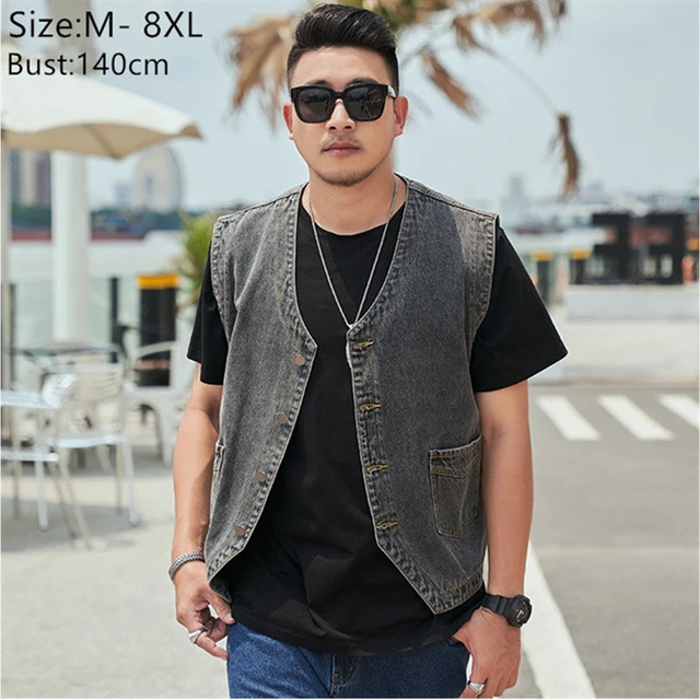 Denim Motorcycle Vests Men  Waistcoat Jean Male Motorcycle - Vest Male  Denim - Aliexpress