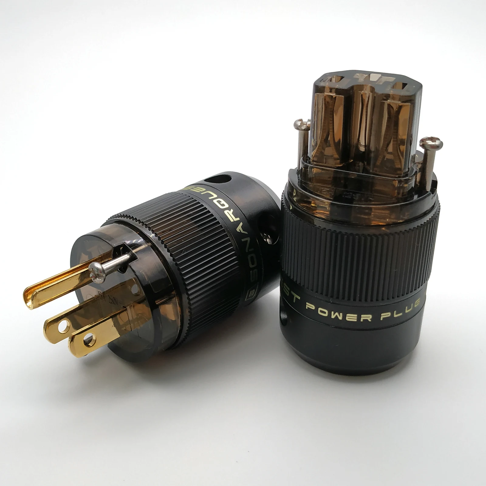 SONARQUEST SE-GP(D) SE-GC(D) Высококачественные золото покрытием США Разъем питания и IEC разъем для Hi-Fi аудиоусилитель